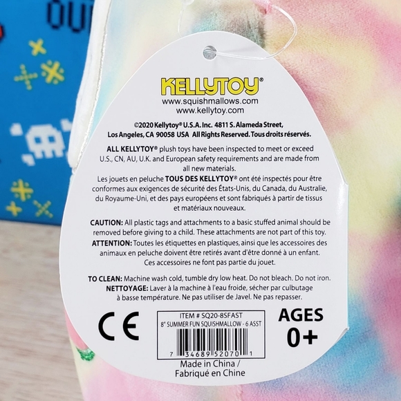 Squishmallow Lucy-May the Llama-Pegacorn 8" UltraSoft Fantasy Pal Toy Plush NWT - Picture 12 of 12